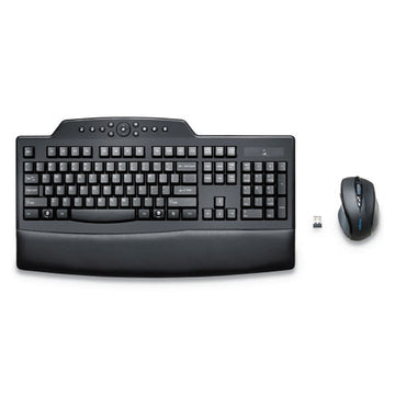 Kensington® Pro Fit Comfort Wireless Desktop Set, 2.4 Ghz Frequency-30 Ft Wireless Range, Black freeshipping - TVN Wholesale